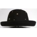 OOAK 100% Wool Steam Punk Studded bowler billycock bombin derby Chaplin Hat  eb-15530762